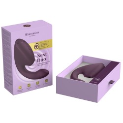 WOMANIZER Next Duo Dual Stimulator mit 3D Pleasure Air Technologie & Vibration Violett