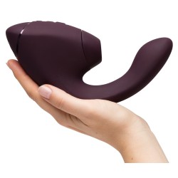 WOMANIZER Next Duo Dual Stimulator mit 3D Pleasure Air Technologie & Vibration Violett