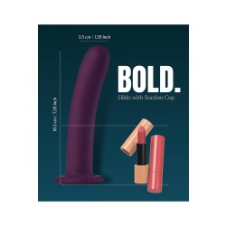 DREAM TOYS BOLD Strap-On Dildo Zenon Ø 3,5 cm Violett