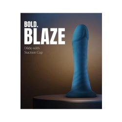 DREAM TOYS BOLD Strap-On Dildo Blaze Ø 3,2 cm Blau