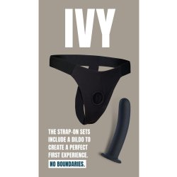 DREAM TOYS BOLD Ivy Strap-On Thong mit Dildo Schwarz