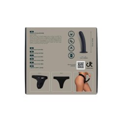 DREAM TOYS BOLD Ivy Strap-On Thong mit Dildo Schwarz