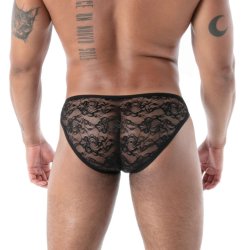 TOF Fluid Lace Mini Brief Schwarz