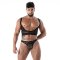 TOF Fluid Lace G Thong Schwarz