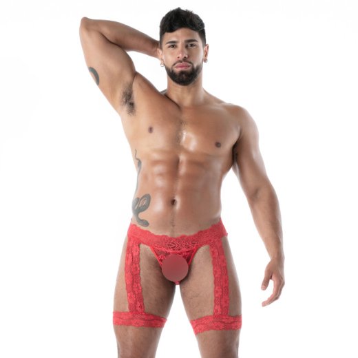 TOF Fluid Lace Jock Chaps Rot
