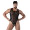 TOF Fluid Lace Open Bodythong Schwarz