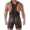TOF Fluid Lace Pocket Open Wrestling Body Schwarz
