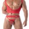 TOF Fluid Lace Ultra Thong Rot