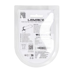 LEVELZ Double O Silicone Cockring Small Schwarz