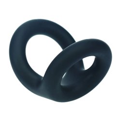 LEVELZ Double O Silicone Cockring Small Schwarz