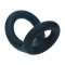 LEVELZ Double O Silicone Cockring Small Schwarz