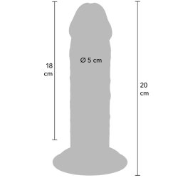 TOY JOY Get Real Extra Thick Dong aus TPE 20 cm Light Skin