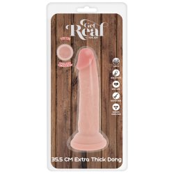 TOY JOY Get Real Extra Thick Dong aus TPE 35,5 cm Light Skin
