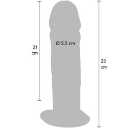 TOY JOY Get Real Extra Thick Dong aus TPE 23 cm Light Skin