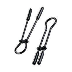 GUILTY PLEASURE ACCENTS Tassel Tease Clamps Schwarz/Gold