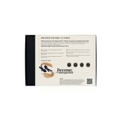 GUILTY PLEASURE ACCENTS Draped Desire Clamps Schwarz/Gold