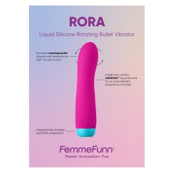 FEMMEFUNN Rora Bullet-Vibrator mit Rotation Pink