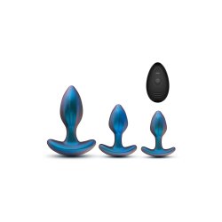 BLUSH Anal Adventures Matrix Cosmos Plug Kit Lunar Blue