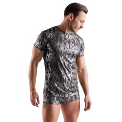 SVENJOYMENT Shirt mit Flammenmuster