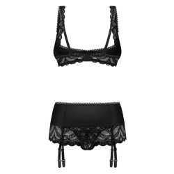 OBSESSIVE Lecille Dessous-Set 3-teilig Schwarz