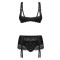 OBSESSIVE Lecille Dessous-Set 3-teilig Schwarz