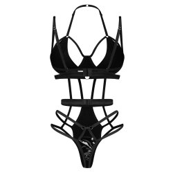 OBSESSIVE Keira Lise Bodysuit Schwarz