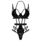OBSESSIVE Keira Lise Bodysuit Schwarz