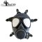 GASMASTER Army Gas Mask mit schwarzen Linsen One Size Schwarz