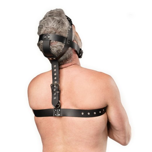 RIMBA Bondage Play Leather Fixation Harness