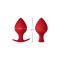 FORTO F-60 Spade Anal-Plug aus Silikon Medium Rot