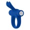 FORTO Bunny Penisring mit Vibration aus Silikon Blau