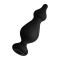 FORTO F-30 Pointer Anal-Plug aus Silikon Large Schwarz