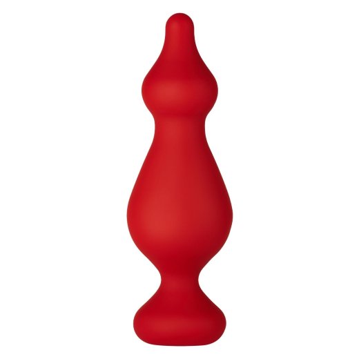 FORTO F-30 Pointer Anal-Plug aus Silikon Large Rot