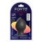 FORTO F-98R Rattler Cone Anal-Plug aus Silikon Small Schwarz