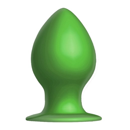 FORTO F-98R Rattler Cone Anal-Plug aus Silikon Small Grün