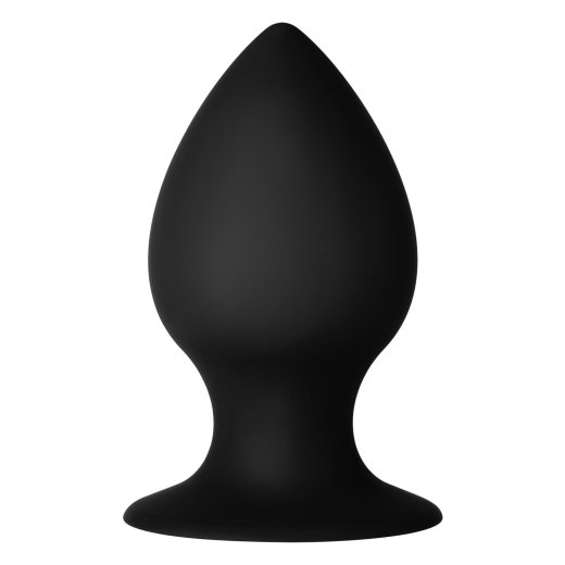FORTO F-98 Cone Anal-Plug aus Silikon Medium Schwarz