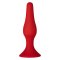 FORTO F-11 Lungo Anal-Plug aus Silikon Medium Rot