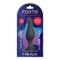 FORTO F-11R Rattler Lungo Anal-Plug aus Silikon Medium Schwarz