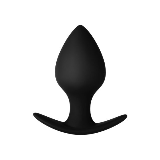 FORTO F-60 Spade Anal-Plug aus Silikon Small Schwarz