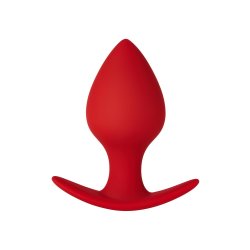 FORTO F-60 Spade Anal-Plug aus Silikon Small Rot