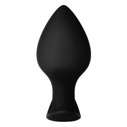 FORTO F-60 Spade Anal-Plug aus Silikon Small Schwarz
