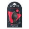FORTO F-60 Spade Anal-Plug aus Silikon Small Schwarz