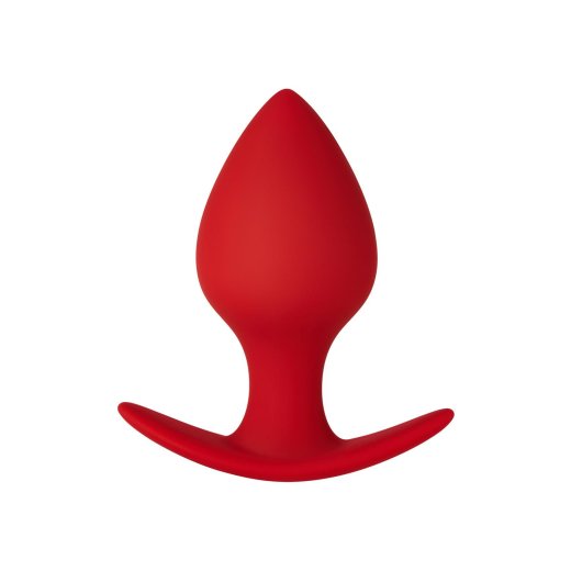 FORTO F-60 Spade Anal-Plug aus Silikon Small Rot