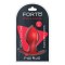 FORTO F-60 Spade Anal-Plug aus Silikon Small Rot