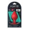FORTO F-63 Rattler Spade Anal-Plug aus Silikon Medium Rot