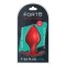 FORTO F-63 Rattler Spade Anal-Plug aus Silikon Medium Rot