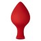 FORTO F-63 Rattler Spade Anal-Plug aus Silikon Medium Rot