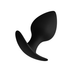 FORTO F-63 Rattler Spade Anal-Plug aus Silikon Small Schwarz