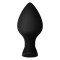 FORTO F-63 Rattler Spade Anal-Plug aus Silikon Small Schwarz