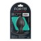 FORTO F-63 Rattler Spade Anal-Plug aus Silikon Small Schwarz